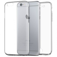 Husa Full TPU 360&deg; (fata + spate) pentru iPhone 6 / 6S, Transparent