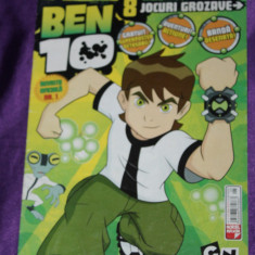 Revista Ben 10 romana nr 1 20 mai 2009 benzi desenate jocuri