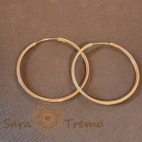 Cercei mari clasici 4.7 cm , Eleganta atemporala si calitate braziliana