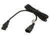 Cablu de Alimentare IEC C13 la IEC C14 3m Negru 10A 250V