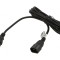 Cablu de Alimentare IEC C13 la IEC C14 3m Negru 10A 250V