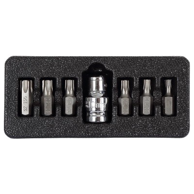 SET VARFURI TORX CU ORIFICIU CR-VA S2 - 7P. foto