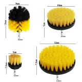 Cumpara ieftin Set 4 perii curatare pentru bormasina, Darklove, Cu dimensiuni diferite, Pentru suprafete de baie, chit, podea, cada, dus, gresie, bucatarie si masina