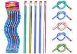 Set 5 creioane elastice de guma, 30 cm, Lean 20929
