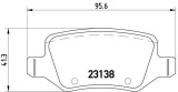 BREMBO P 50 058 PRIME LINE set placute frana,frana disc