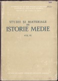 HST C3761 Studii și materiale de istorie medie, volumul VI, 1973