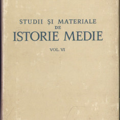 HST C3761 Studii și materiale de istorie medie, volumul VI, 1973