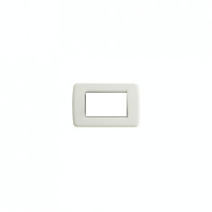 Placa ornament 3 module Rondo Vimar(Idea)Silk Idea white