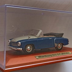 Macheta Wartburg 311-2 Cabriolet 1956 - Atlas DDR 1/43