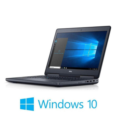 Laptop Dell Precision 7520, Quad Core i7-7820HQ, FHD, Quadro M2200, Win 10 Home foto