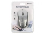 Mouse optic USB negru/gri cu 3 butoane și cablu 1,35m, Gembird