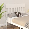 VidaXL Tăblie de pat, alb, 163,5x3x81 cm, lemn masiv de pin 819131