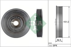 INA 544 0090 10 Fulie curea, arbore cotit