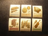 Serie Polonia 1984 - Instrumente Muzicale , 6 valori