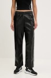 adidas Originals pantaloni Pride x Jeremy Scott culoarea negru, lat, high waist, JY2015