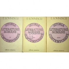 E. Lovinescu - Istoria literaturii române contemporane, 3 vol. (editia 1981)