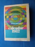 CALENDAR TIP CARTE 1982 EDITURA POLITICA