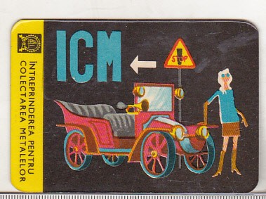 bnk cld Calendar de buzunar 1971 - ICM foto