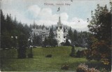 CP722N Sinaia, Castelul Peleș, Editura David Stern, carte poștală circulată Sinaia &ndash; Techirghiol, 1922