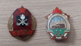 Lot doua insigne paza contra incendiilor / 20 ani f.p.c.i.
