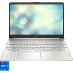 Laptop HP 15s-fq5052nq cu procesor Intel® Core™ i7-1255U pana la 4.70 GHz, 15.6, Full HD, IPS, 16GB, 512GB SSD, Intel® Iris® Xe Graphics, Free DOS, Na