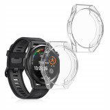 Set 2 huse pentru Huawei Watch GT Runner, Kwmobile, Transparent, Silicon, 57782.02
