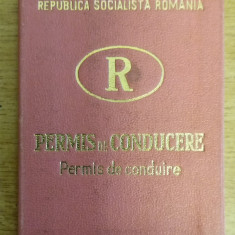 M3 C18 - 1968 - Permis de conducere - RSR