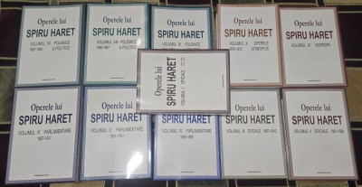 Operele lui Spiru Haret de Constantin SCHIFIRNET - volumele I - XI foto
