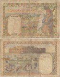 1939 (21 XII), 50 francs (P-84a.4) - Algeria!