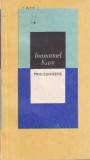 Carti Immanuel Kant Prolegomene 1987 STIINTIFICA SI ENCICLOPEDICA Brosata Romana 213 pag