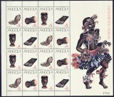 DB1 Angola 1991 Instrumente Muzicale MS MNH, Nestampilat