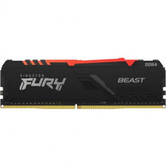 Memorie Kingston FURY Beast RGB 8GB DDR4 2666MHz CL16