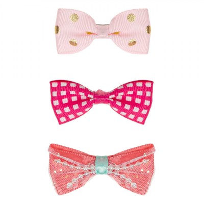 Fundite Accesorii Animale, Set 3 Buc, Multicolor, 6cm, Clips Metalic foto