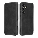 Husa 360&Atilde;&sbquo;&Acirc;&deg; Samsung Galaxy S24 FE Techsuit Safe Wallet Plus, negru