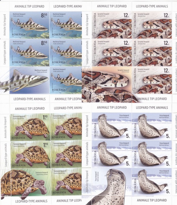 ROMANIA 2020 - ANIMALE DE TIP LEOPARD,MINICOLI, MNH - LP 2290