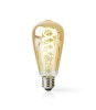 Bec Wi-Fi Smart LED cu filament E27 ST64 5.5W 350lm 1800-6500K Nedis
