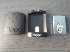 BRICHETA DE COLECTIE ZIPPO 207 CU SIGLA JUVENTUS.CITITI DESCRIEREA VA ROG! foto