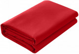 Cumpara ieftin Cearsaf de pat cu elastic din bumbac ranforce 100%, densitate 120 g/mp, Rosu, 160/200cm
