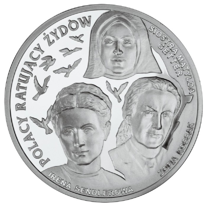 Polonia 20 zloti 2009 ,Poles Who Saved the Jews PROOF, Argint .925, 28,28g