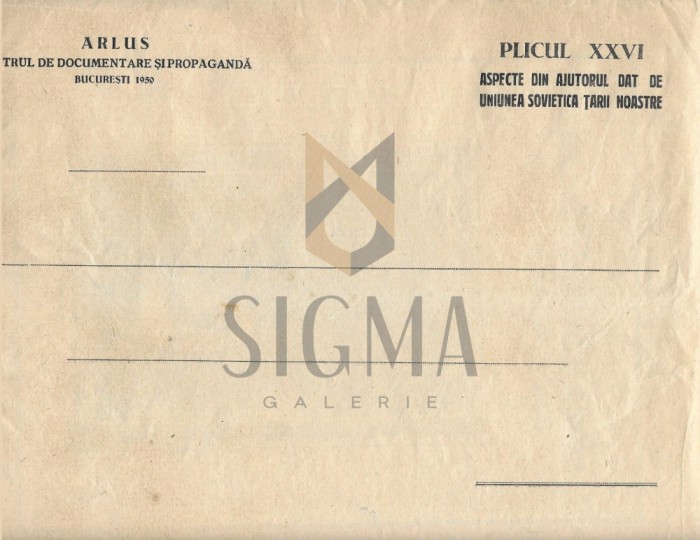 PLIC, ARLUS, CU 2 PLIANTE, STALIN, MEMBRII TRATATULUI DE PRIETENIE DIN URSS