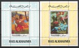 Ras al Khaima 1970 Mi 374/75 bl 82/83 MNH - Picturi, Nestampilat