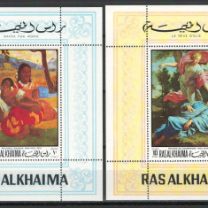 Ras al Khaima 1970 Mi 374/75 bl 82/83 MNH - Picturi