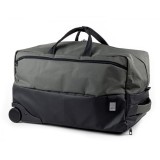 Geanta de calatorie Lexon Spy Grey pe roti, 57cm, 2.8kg, Gri - Materiale rezistente, brat telescopic, baza armata