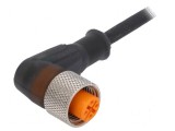 Cablu de conectare M12 PIN: 3 &icirc;n unghi 5m