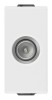 Priza TV de trecere tata 1M Vimar Neve alb 09300.10