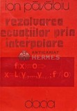 Rezolvarea ecuatiilor prin interpolare - 1981 - Ion Pavaloiu (AF65), Dacia