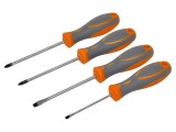 Set 4 Surubelnite AVIT Pozidriv Plate, Kit Surubelnite Plate si Pozidriv