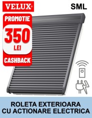 Roleta exterioara electrica VELUX SML, pentru fereastra mansarda