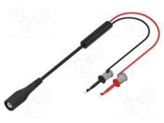 Cablu de măsurare BNC 60VDC 30VAC 3A cu clips c&acirc;rlig x2 ELECTRO-PJP
