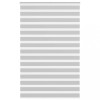 VidaXL Jaluzea tip zebra gri deschis lățime țesătură 140,9cm poliester